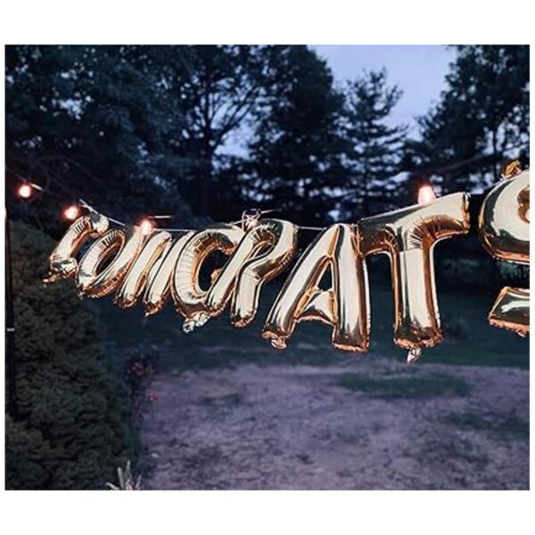 YOOGEE Globos de letras de 16 pulgadas con letras del