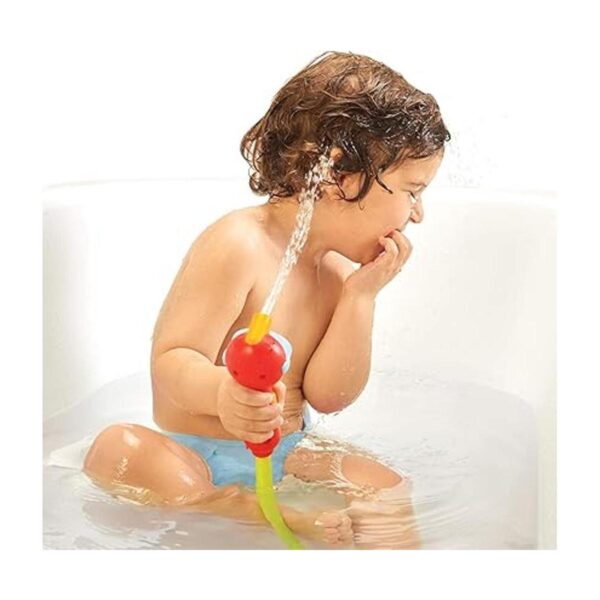 Juguete de baño para bebés bomba de agua a pilas con_2