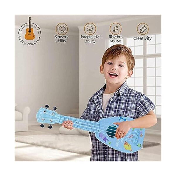 YOLOPLUS Juguete de guitarra de ukelele para niños de 17_2