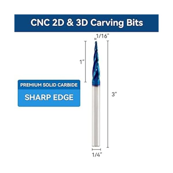 YOKISHUN Brocas de enrutador CNC en espiral brocas de_2