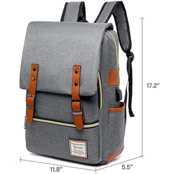 YODALA Mochila vintage para laptop para mujeres y hombres_3