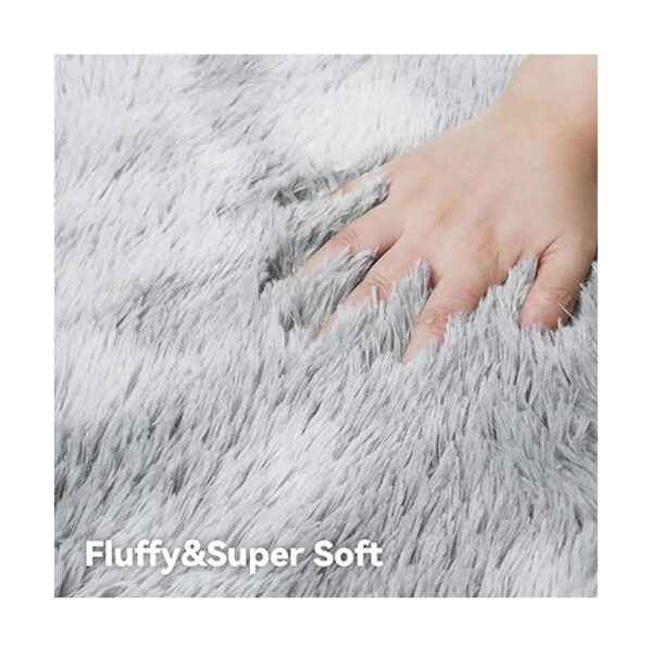YOBATH Alfombras suaves y peludas para dormitorio de 6 x 9