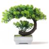 yoerm Pequeño árbol de bonsái artificial para decoración_1