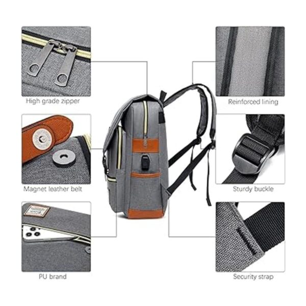 YODALA Mochila vintage para laptop para mujeres y hombres_6