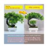 yoerm Pequeño árbol de bonsái artificial para decoración_6