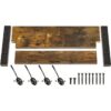 YMYNY Coat Rack Shelf Wall Mounted Coat Hooks Set of 2