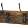 YMYNY Coat Rack Shelf Wall Mounted Coat Hooks Set of 2