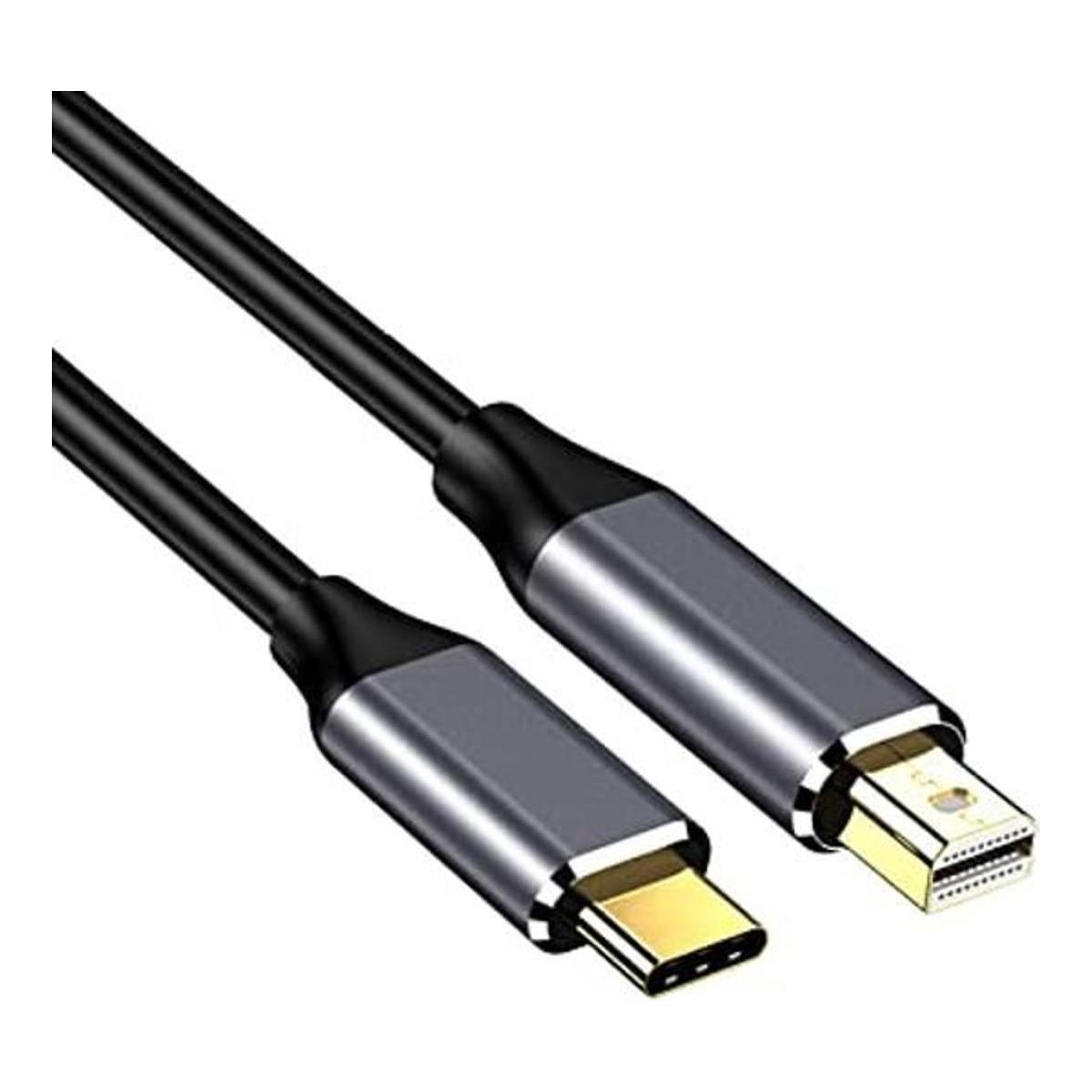 Cable USBC a Mini Displayport 4K 60Hz Modo de Duplicación