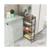 YMYNY Slim Kitchen Storage Rolling Cart 4Tier Utility_2