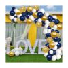 YMSZ Kit de guirnalda de globos azul marino 120 unidades_5