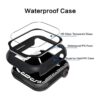 YMHML Funda impermeable compatible con Apple Watch Series_4