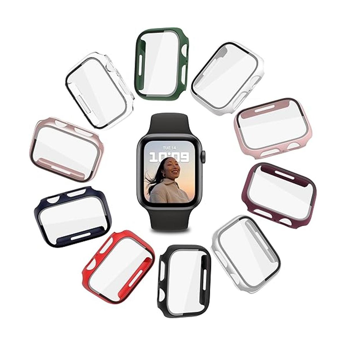 Paquete de 10 fundas para Apple Watch Series 8 Series 7 de