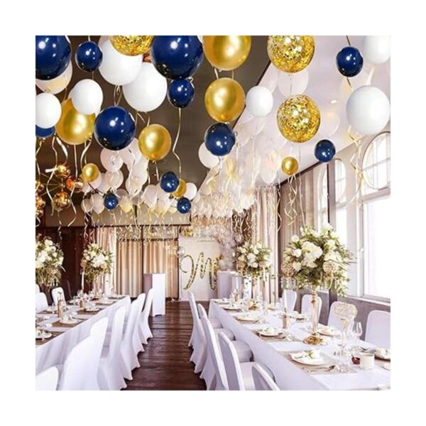 YMSZ Kit de guirnalda de globos azul marino 120 unidades_4