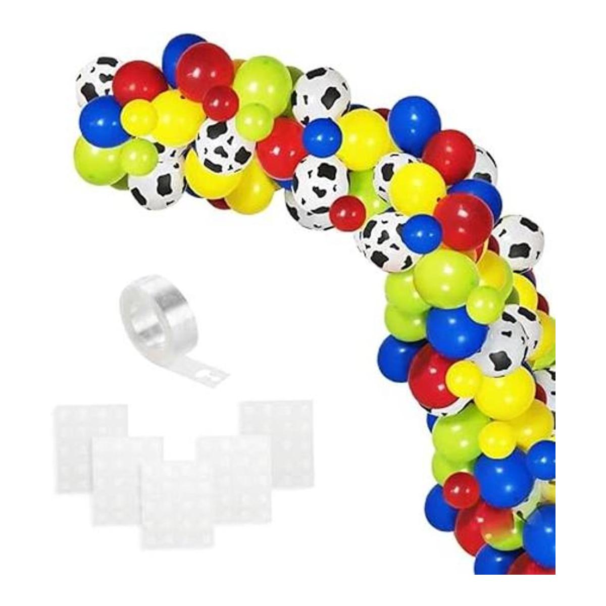 Arco de globos de fiesta inspirados en juguetes 120