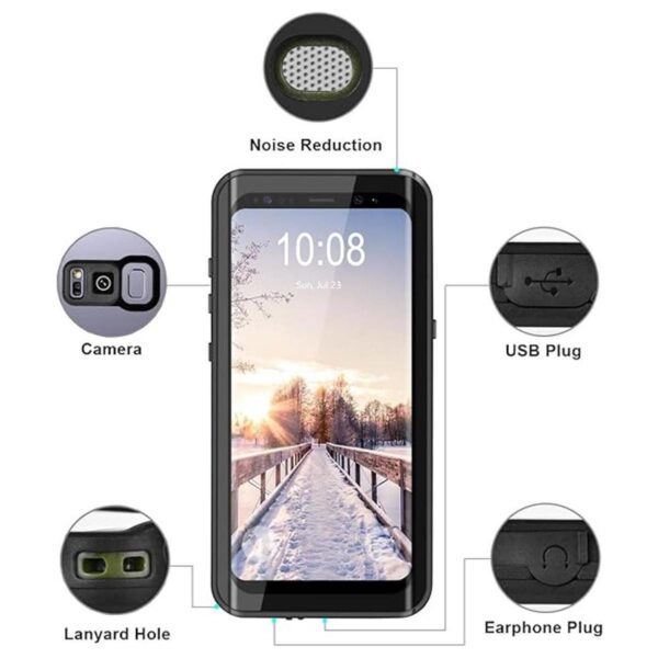 YMCCOOL Funda impermeable para Samsung Galaxy S8 58_5