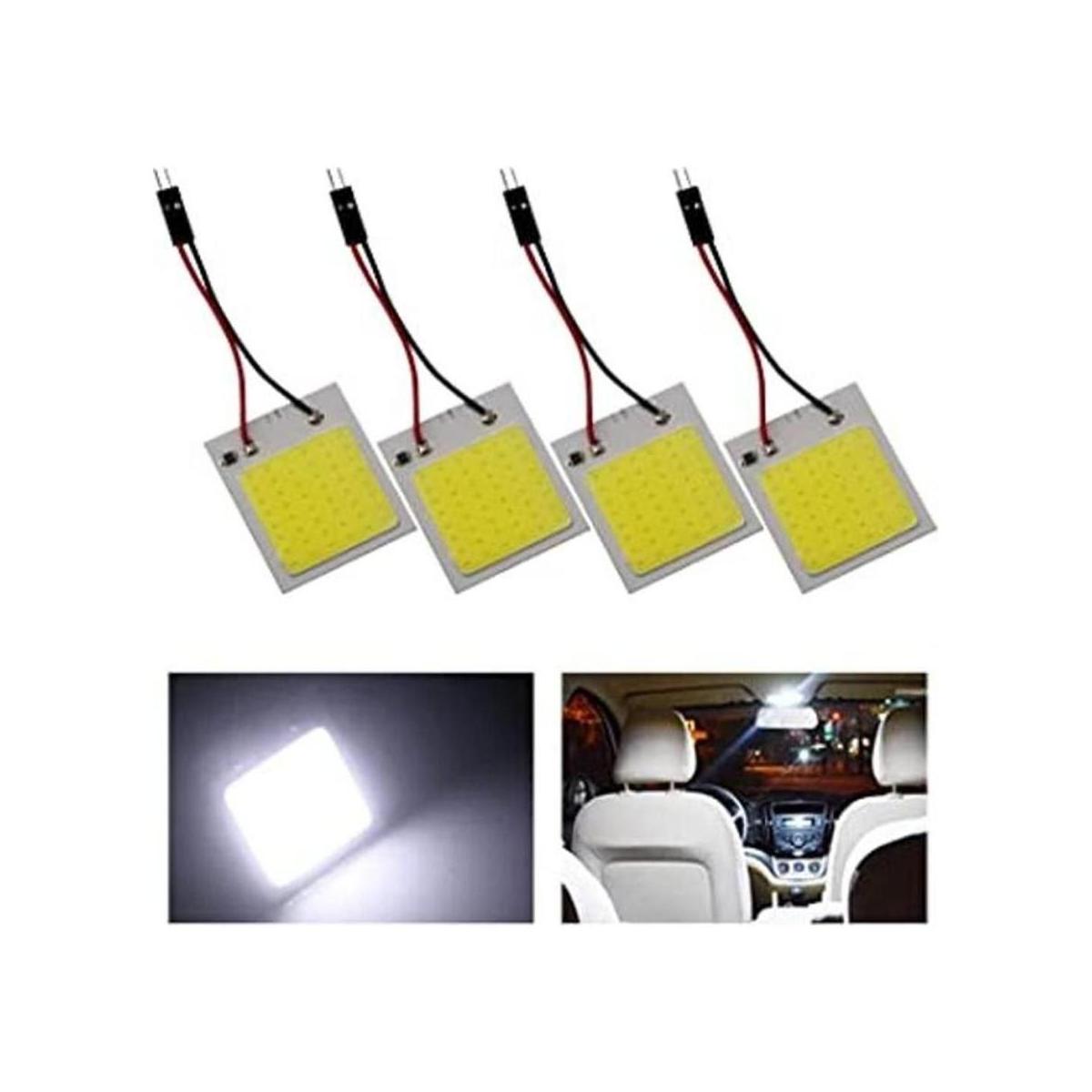Everbright Paquete de 4 luces LED blancas para techo COB