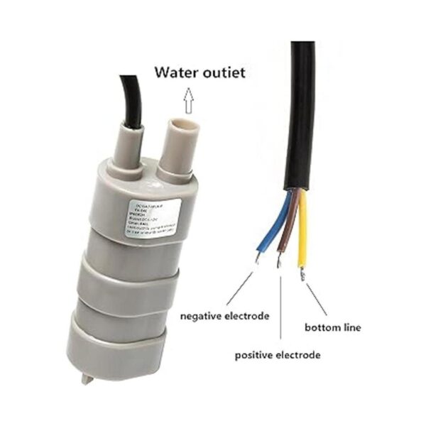 TcJChen Bombas de agua microsumergibles de 12 V CC 1.2 A