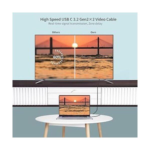 Cable USB C a C 3.2 Gen 2 2 de 100 W20 Gbps 6 pies 2_2
