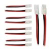 Tamiya 5 pares de cables adaptadores de conector macho y_1