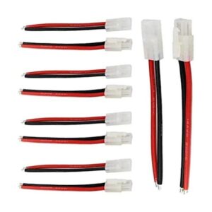 Tamiya 5 pares de cables adaptadores de conector macho y_1