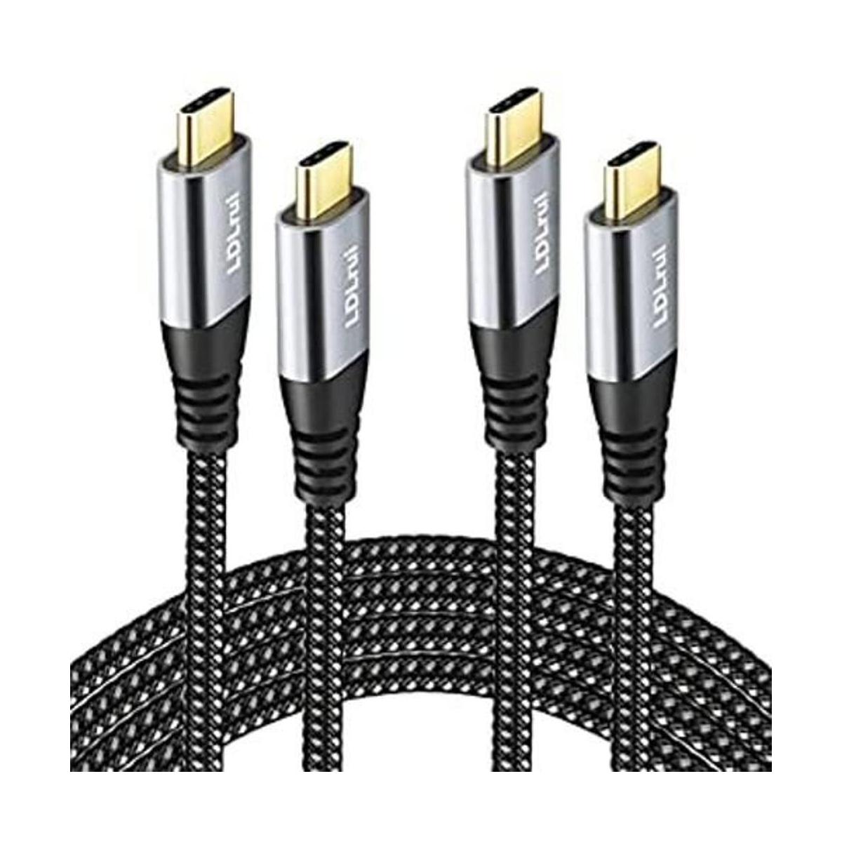 Cable USB C a C 3.2 Gen 2 2 de 100 W20 Gbps 6 pies 2