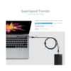 Cable USB C de 10 Gbps de 1 pie paquete de 2 LDLrui_2