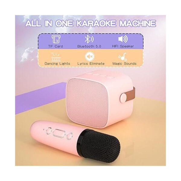 YLL Kids Karaoke Machine Portable Bluetooth Speaker with