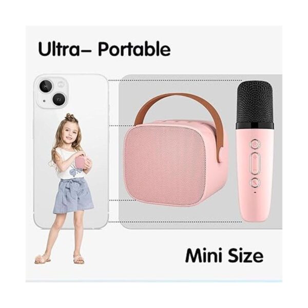 YLL Kids Karaoke Machine Portable Bluetooth Speaker with