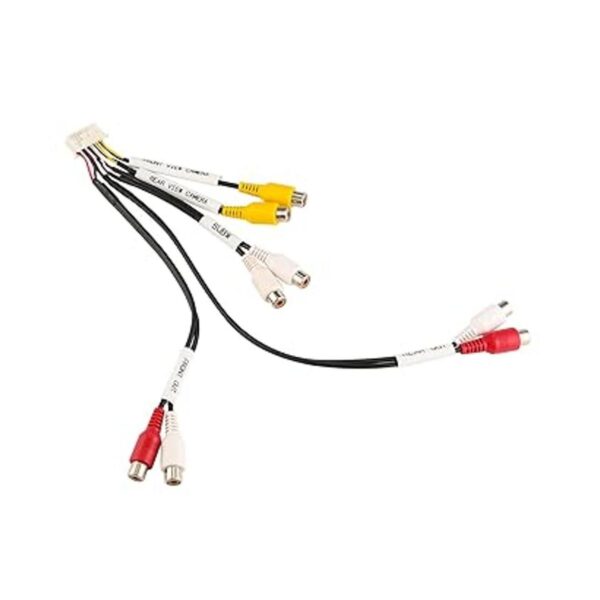 Adaptador de conector de cable de arnés RCA Radio estéreo_4