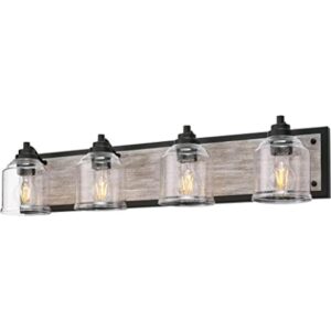 YKLITG BD0054BK Lámpara de tocador de baño de 4 luces con_1