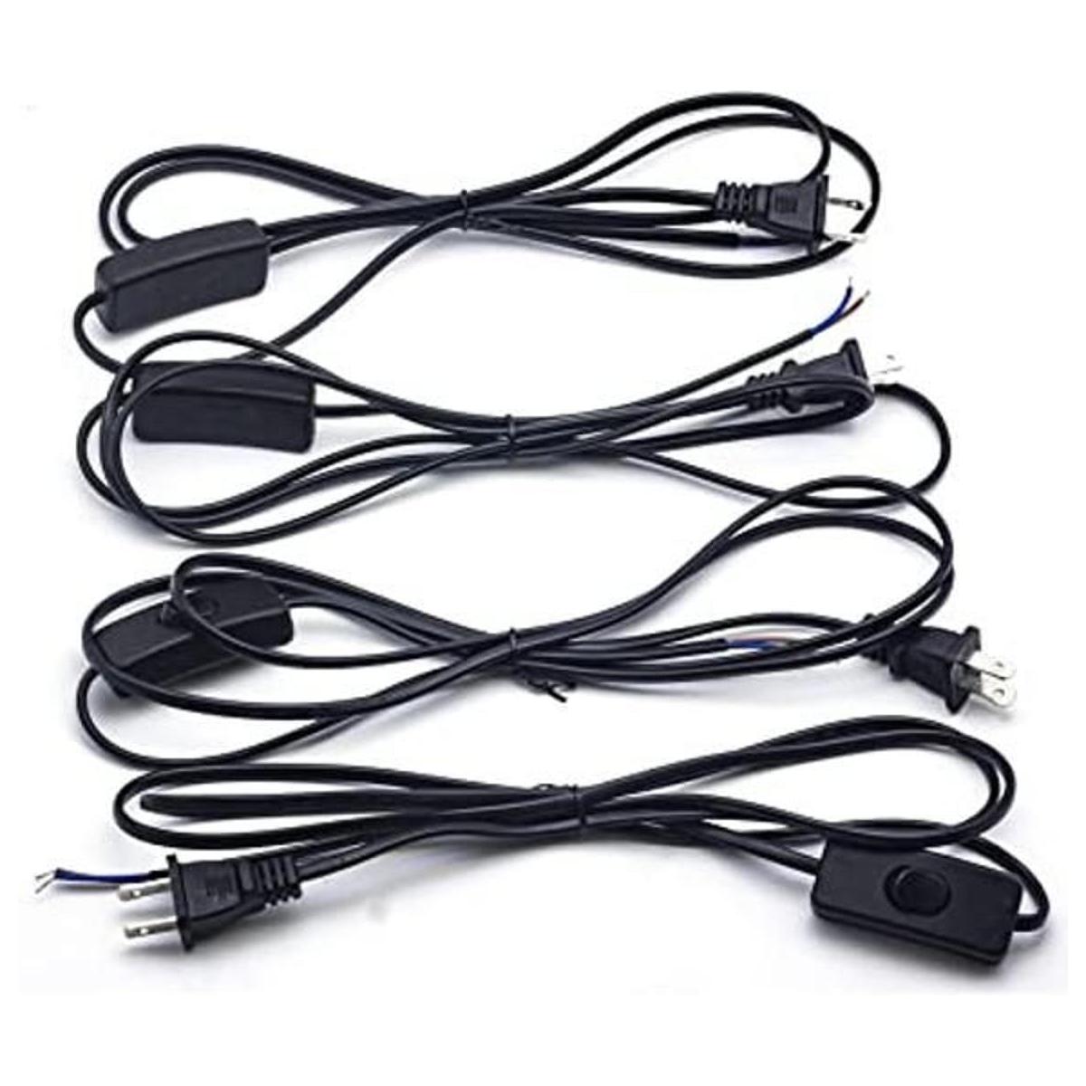 Cable de lámpara con enchufe de interruptor cables de