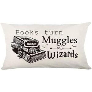 HYZUIMEI Funny Quotes Books Turn Muggles Into Wizards_1