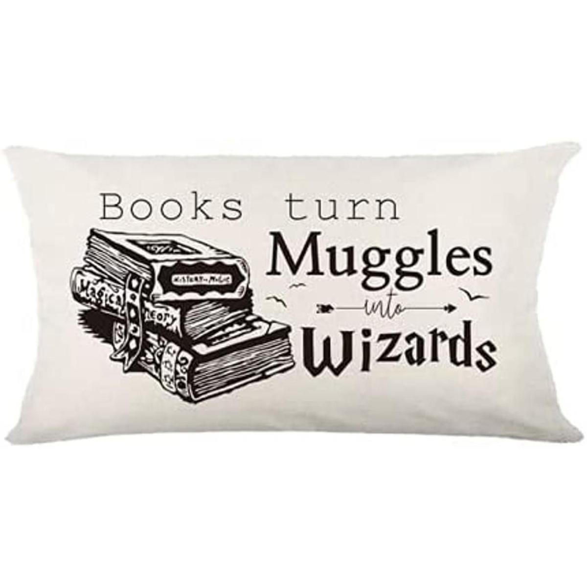 HYZUIMEI Funny Quotes Books Turn Muggles Into Wizards