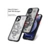 Urarssa Funda compatible con iPhone 12 diseño de patrón_3