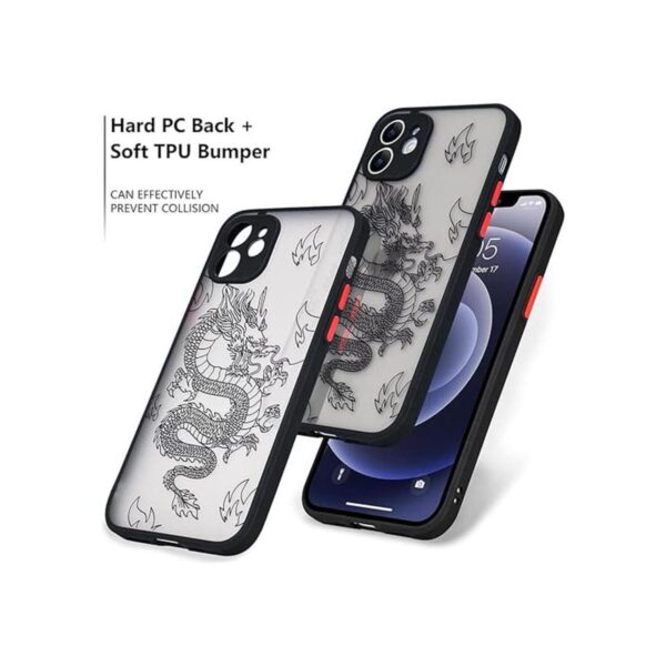 Urarssa Funda compatible con iPhone 12 diseño de patrón_3