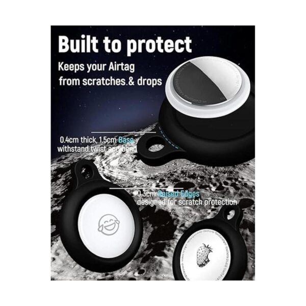 Paquete de 4 llaveros con funda para Airtag accesorio_4