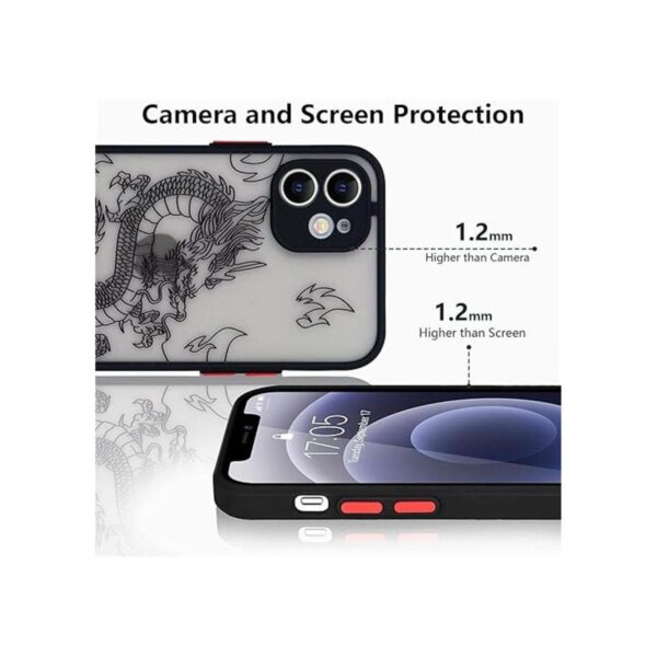 Urarssa Funda compatible con iPhone 12 diseño de patrón_4