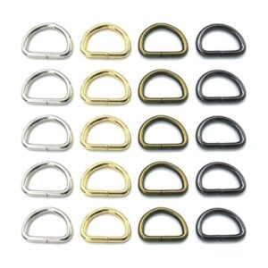 YIXISBest 40 piezas de 4 colores resistentes anillos en D