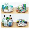 YCLADEC Lazy Susan Paquete de 4 organizadores de mesa