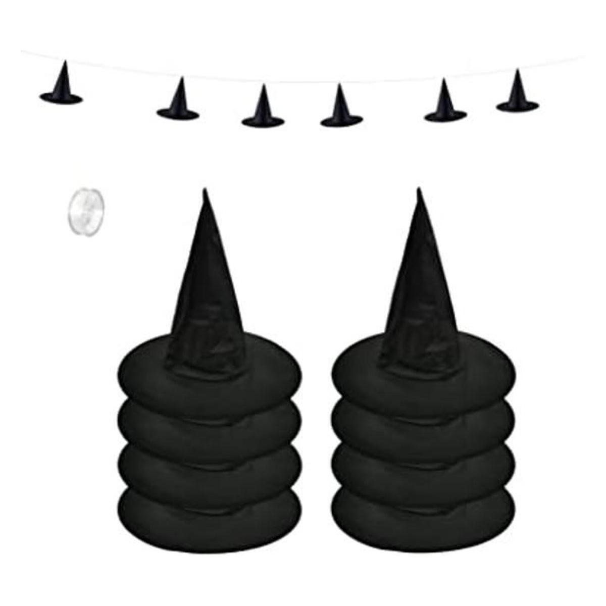Sombreros de bruja de Halloween paquete de 8 sombreros de
