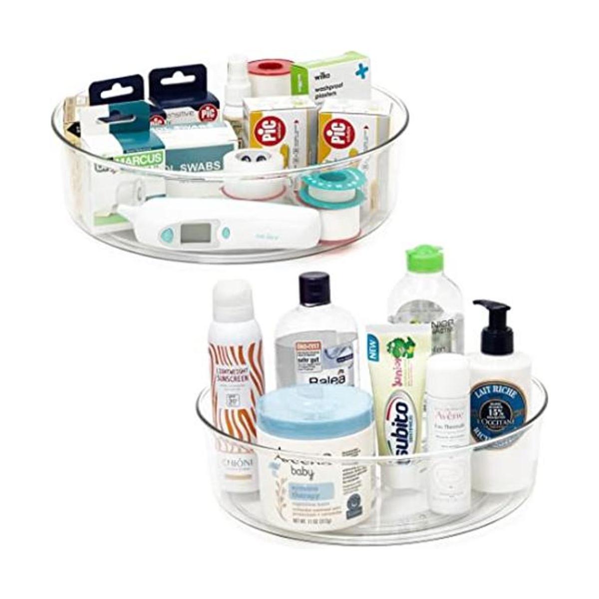 YCLADEC Lazy Susan Paquete de 2 organizadores de mesa