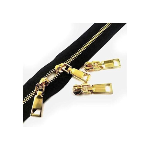 YIXISBest 5 cremalleras de metal de 4 yardas para coser_1