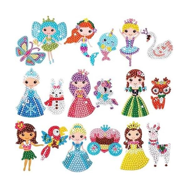 Cymbana Kits de pintura de diamantes para niños 18 piezas_1