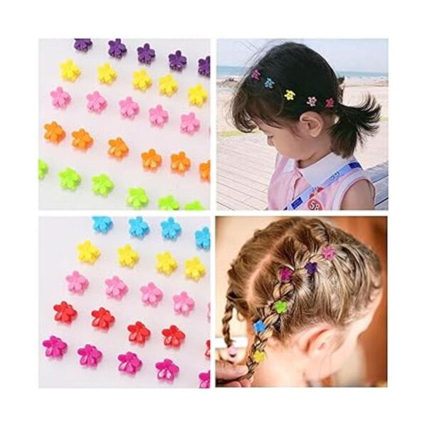YISSION 200 pinzas para el pelo de flores mini pinzas_3