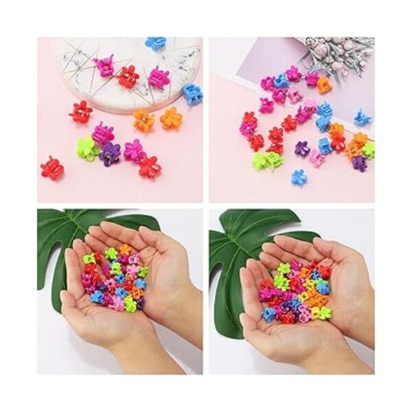 YISSION 200 pinzas para el pelo de flores mini pinzas_6