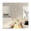 Reloj de pared decorativo clásico grande con péndulo_3