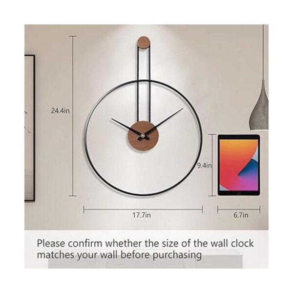 Reloj de pared decorativo grande para sala de estar_2