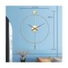 Reloj de pared decorativo clásico grande con péndulo_4