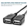 Convertidor CC de 12 V 24 V a 5 V 6 A 30 W doble USB_2