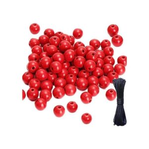 YIPLED de 0.630 in 200 cuentas de madera para_1